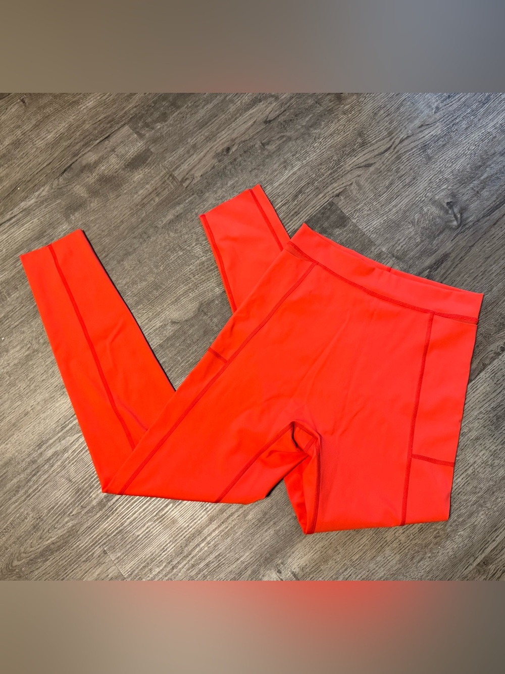 Full length Bright Red Athleta Leggings